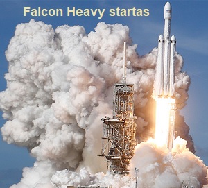 Falcon Heavy startas