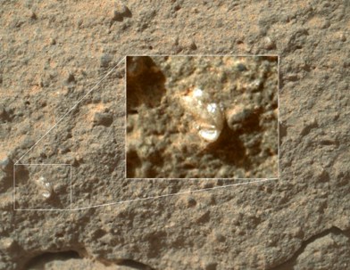 Curiosity at Mars: Mystery finding