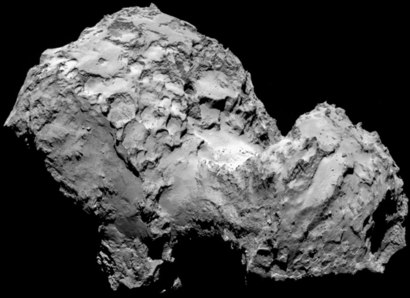 Churyumov-Gerasimenko, by Rosette