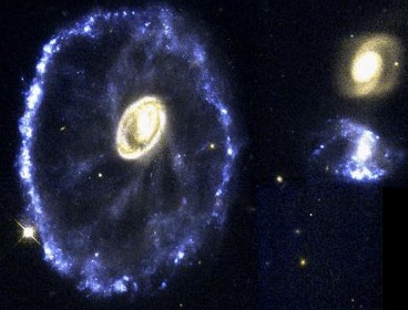 Galaxy canibalism: Galaxy Cartweel of Fortune