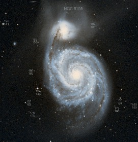 Galaxy canibalism: Galaxy N5194