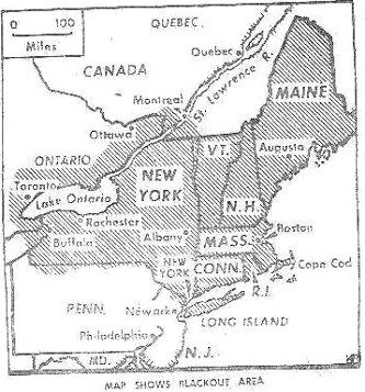 Blackout area, 1965