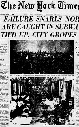 New Yout Times about Blackout, 1965