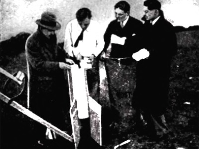Cuker with rocket, 1934
