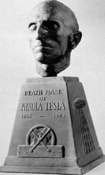 Tesla death mask