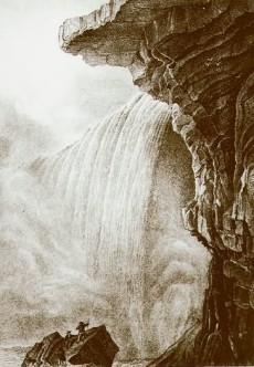 Niagara Falls from under Table Rock