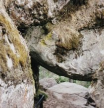 Hanging rock