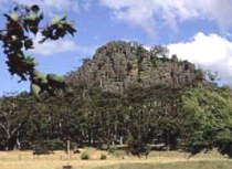 Hanging rock