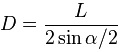 Paralakso formul