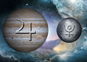 Jupiteris vs Uranas