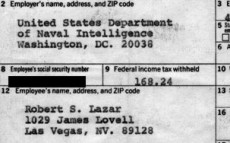 Part of Lazar's job card